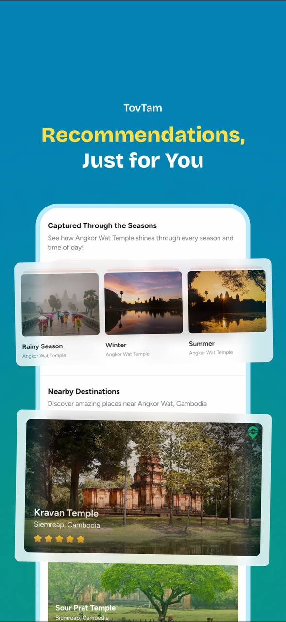 Itinerary planner screenshot